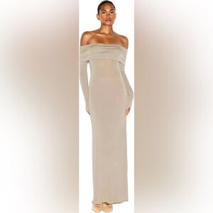 SKIMS | Dresses | Skims Fits Everybody Onyx Maxi Dress | Poshmark